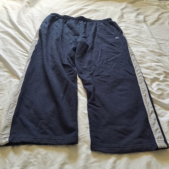 Champion | Navy blue & grey mens sweat pant - Picture 4 of 11